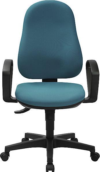 Image du produit Topstar Siège pivotant ergonomique SUPPORT SY, avec accoudoirs, mécanisme synchrone