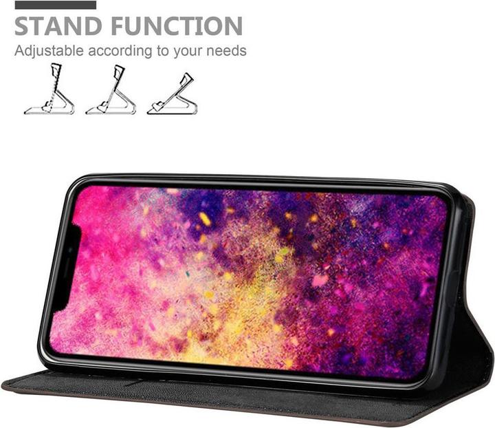 Produktbild Cadorabo Book Invisible Magnet Cover (Apple iPhone 12, Realme 12 Pro+)