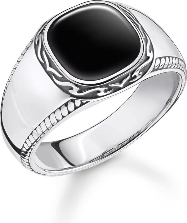 Produktbild Thomas Sabo Ring Schwarz (64, 925 Silber)