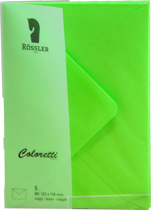 Actual product image Magni Envelopes Coloretti B6 5s light green (B6, 5 x)