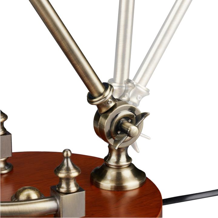 Actual product image Relaxdays Banker lamp
