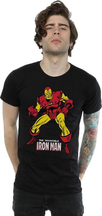 Actual product image Mens Iron Man Pose T-Shirt (L)