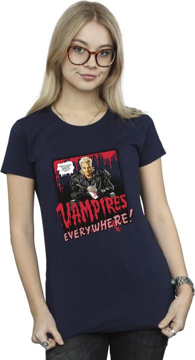Actual product image Universal Textiles Womens/Ladies Vampires Everywhere Cotton T-Shirt (M)
