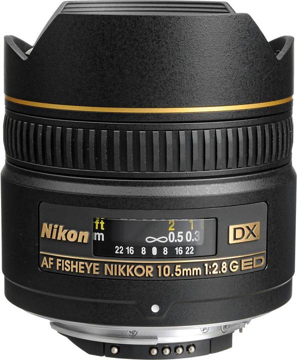 Immagine prodotto Nikon AF DX Fisheye- 10.5mm, f/2.8 G ED - (EU) (Nikon DX, APS-C / DX)