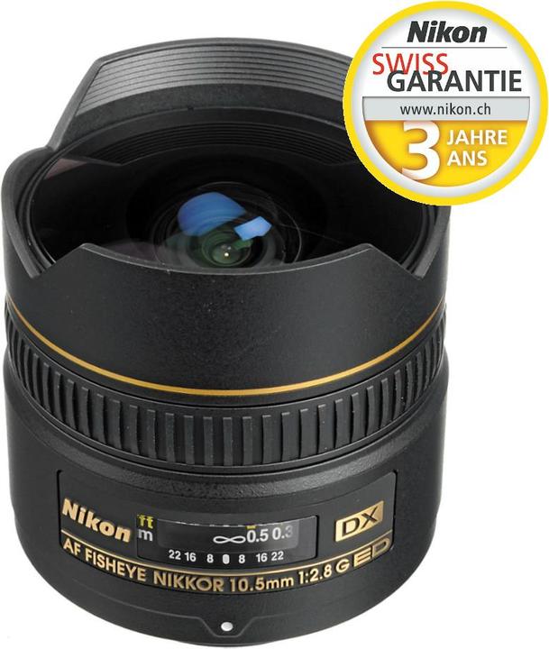 Immagine prodotto Nikon AF DX Fisheye- 10.5mm, f/2.8 G ED - (EU) (Nikon DX, APS-C / DX)