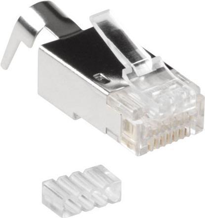 Immagine prodotto Connettore modulare schermato RJ45 (8P/8C) CAT6A per cavi rotondi con conduttori solidi o stellati.