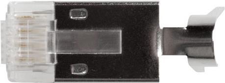 Immagine prodotto Connettore modulare schermato RJ45 (8P/8C) CAT6A per cavi rotondi con conduttori solidi o stellati.