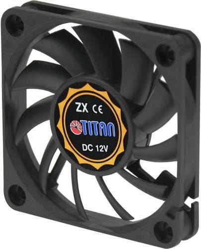 Actual product image Titan Fan, 60 x 60 x 10 mm, with tacho signal, liquid plain bearing 12 V DC, 15.3 mü/h, 3600 rpm, <2 (60 mm, 1 x)