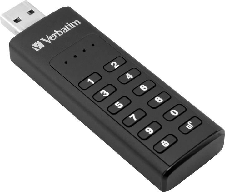 Actual product image Verbatim Keypad Secure 64GB USB 3.0 (64 GB, USB-A, USB 3.1)