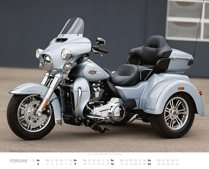 Actual product image Best of Harley Davidson Calendar 2025 (Hardcover, German)
