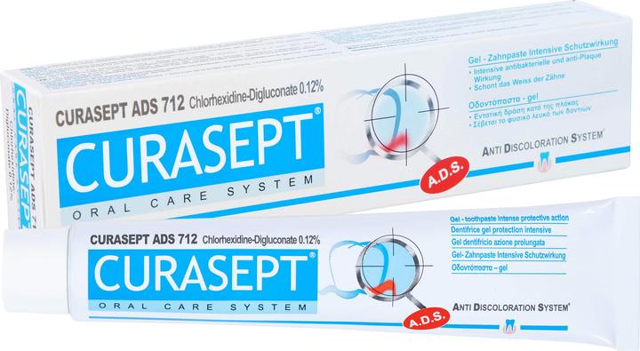 Image du produit Curasept Dentifrice ADS 712 0,12 %. (75 ml)