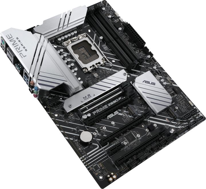 Image du produit ASUS Carte mère Prime Z690-P Gaming Socket Intel LGA 1700 Intel Z690 PCIe 5.0, mémoire DDR5, 3x M.2, Thun (LGA 1700, Intel Z690 (DDR5), ATX)