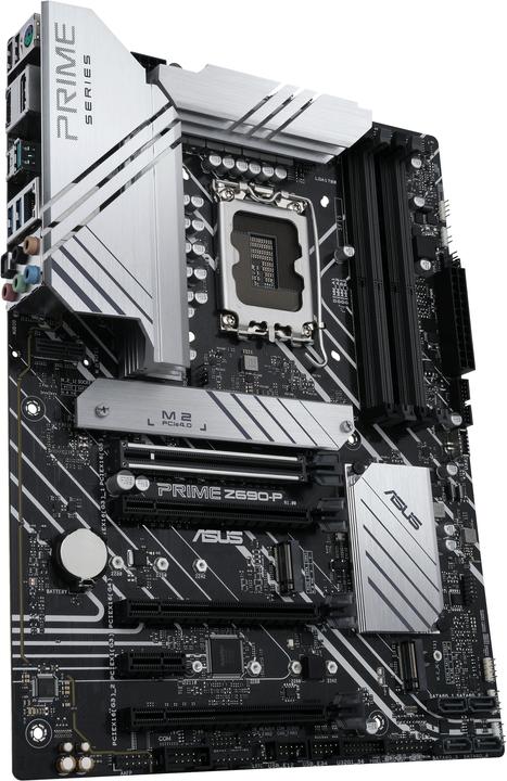 Image du produit ASUS Carte mère Prime Z690-P Gaming Socket Intel LGA 1700 Intel Z690 PCIe 5.0, mémoire DDR5, 3x M.2, Thun (LGA 1700, Intel Z690 (DDR5), ATX)