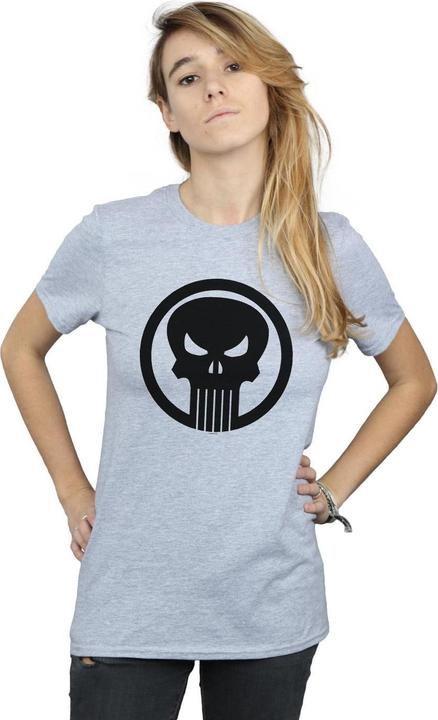 Immagine prodotto The Punisher Skull Circle Maglietta Ampia Donna (M)