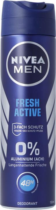 Produktbild NIVEA Deo Fresh Active Spray Male 150 ml (Spray, 150 ml)
