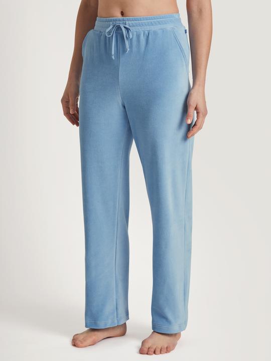 Image du produit Calida Pantalon Loungewear "Lounge Velours" bleu clair (38)