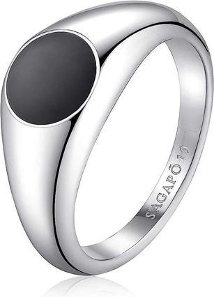Immagine prodotto Sagapo S'Agapµ - Anello moderno in acciaio per uomo Ripple SRP36 - Circuito: 63 mm (23)