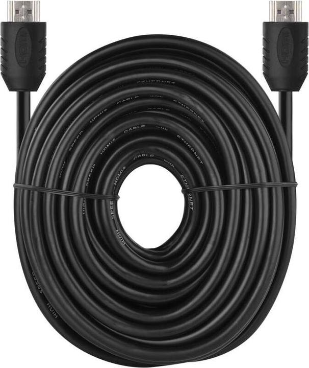 Image du produit Emos Câble HDMI haute vitesse 2.0 A mâle - A mâle 10m (10 m, HDMI)