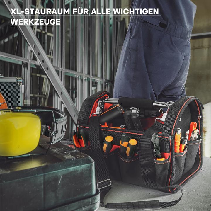 Produktbild Wiltec Werkzeugtasche Grösse XL Werkzeugbeutel Werkzeug Tasche Aufbewahrung Griff