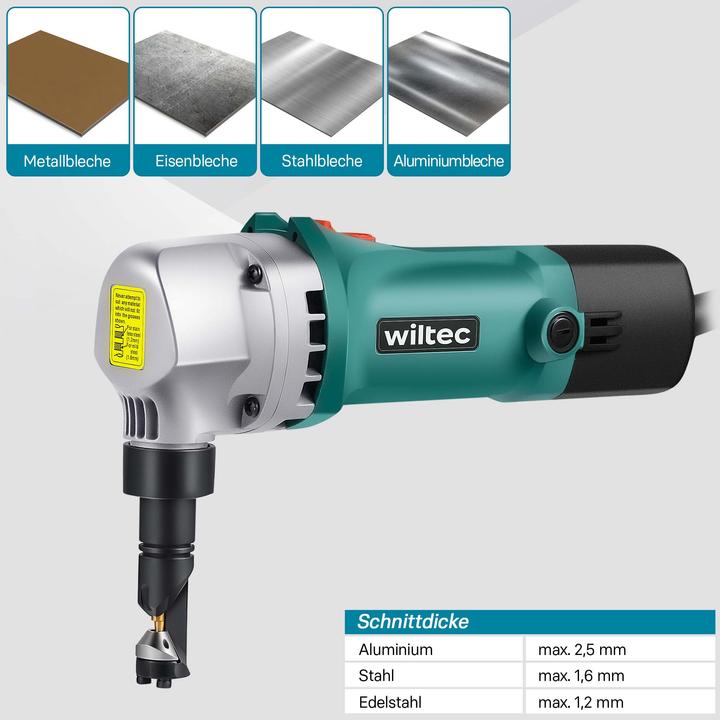 Produktbild Wiltec Blechknabber (2500 mm)