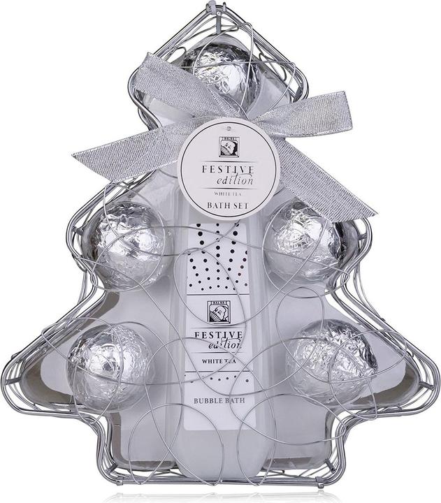 Image du produit Accentra Set da bagno FESTIVE EDITION in cesto in filo a fo (Set soin capillaire)