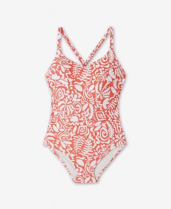 Actual product image Nabaiji Badeanzug Damen - Lila Poly rot (40, 42)