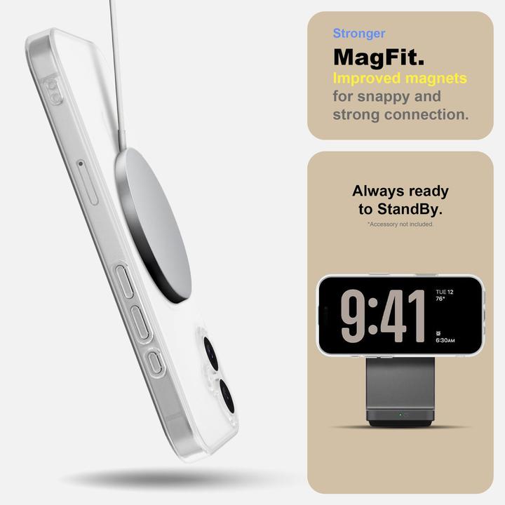 Produktbild Cadorabo iPhone 16 Hülle MagSafe kompatibel (Apple iPhone 16)