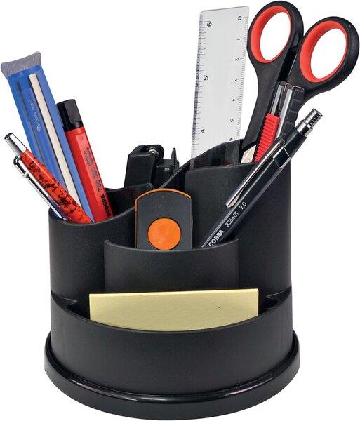 Produktbild Ecobra Schreibtisch-Organizer TAICHI schwarz, Ø x H: 110 x 130 mm