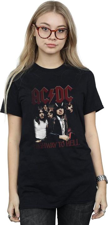 Produktbild AC/DC Highway To Hell Baumwolle Boyfriend TShirt (L)