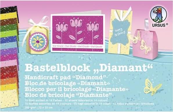 Produktbild Ursus Designpapier Diamant 300 g/m2 (22 x 33 cm)