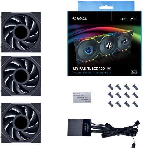 Produktbild Lian-Li Uni Fan Tl LCD (120 mm, 1 x)