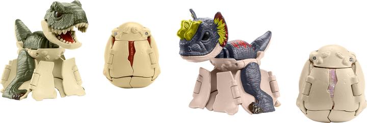 Actual product image Mattel Jurassic World Survival Instincts Hidden Hatchers 4-Pack