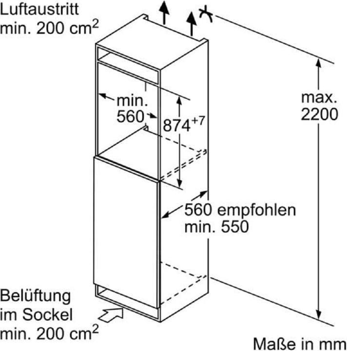 Produktbild Siemens GI21VADD0 (Einbau, 95 l)
