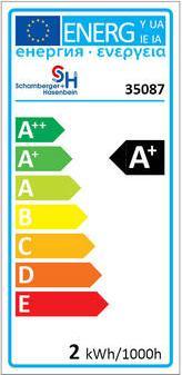 Label énergétique Scharnberger+Hasenbein Sources lumineuses LED (G4, 1.50 W, 120 lm, 1 x, G)
