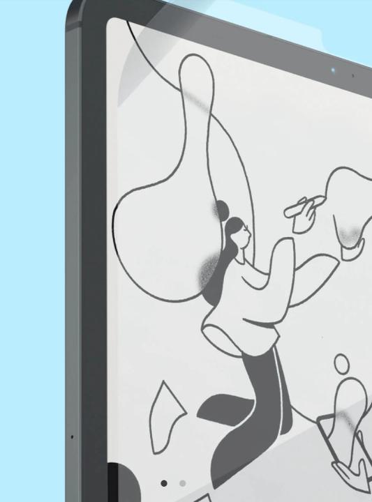 Produktbild Paperlike Displayschutzfolie (2 Stück, iPad Air 2019 (3. Gen), iPad Pro 10.5 2017 (1. Gen))