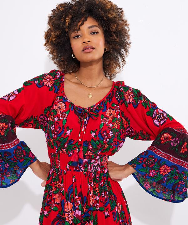 Image du produit Joe Browns Boho Print Shirred Waist Maxi (38)