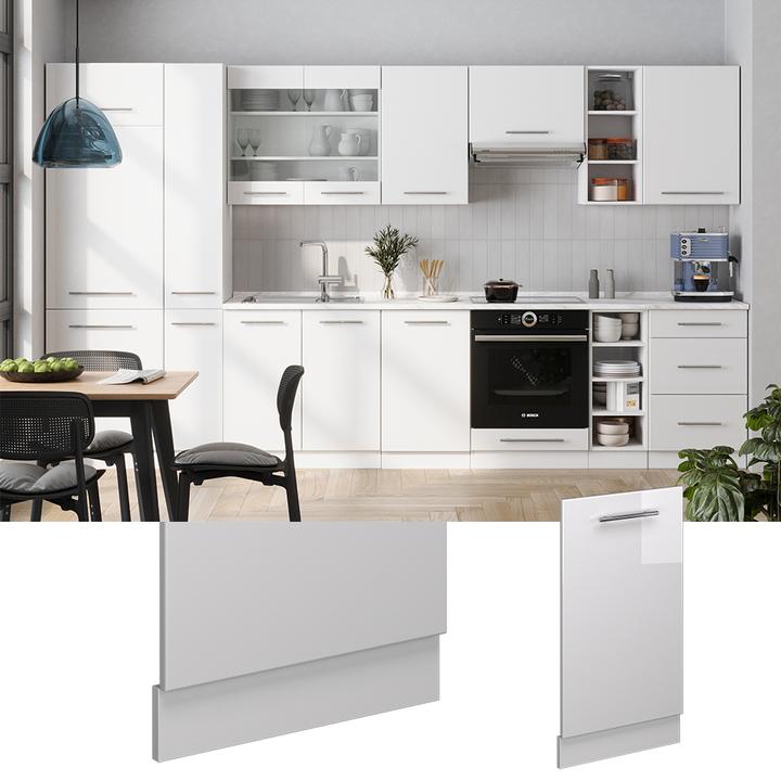 Actual product image Vichy Frontblende Fame-Line, Weiss Hochglanz/Weiss, 45 cm ohne Arbeitsplatte