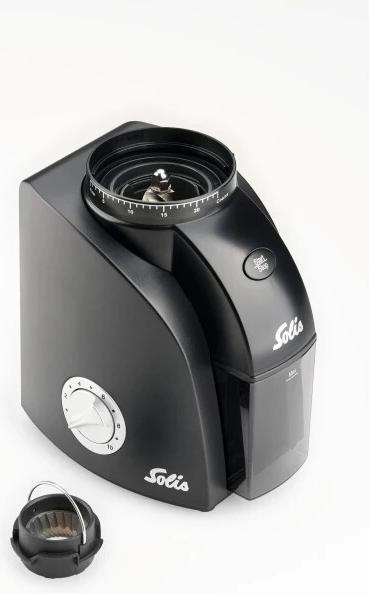Productafbeelding Solis Koffiemolen Scala Zero Static Type 1662 Zwart