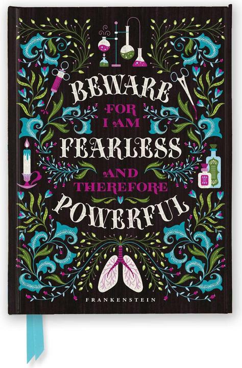 Actual product image Jenny Zemanek: Frankenstein (Foiled Journal) (A5, Plain, Hardcover)