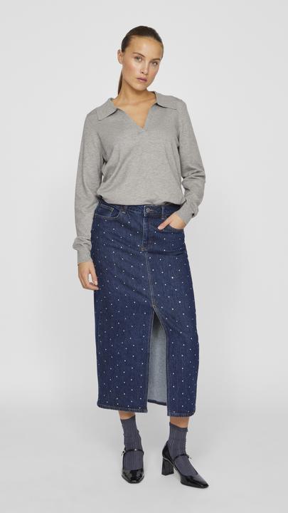 Produktbild Vila High Waist Midirock (38)