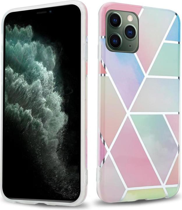 Actual product image Cadorabo IMD TPU Colorful Marble Cover (Apple iPhone 12 mini)
