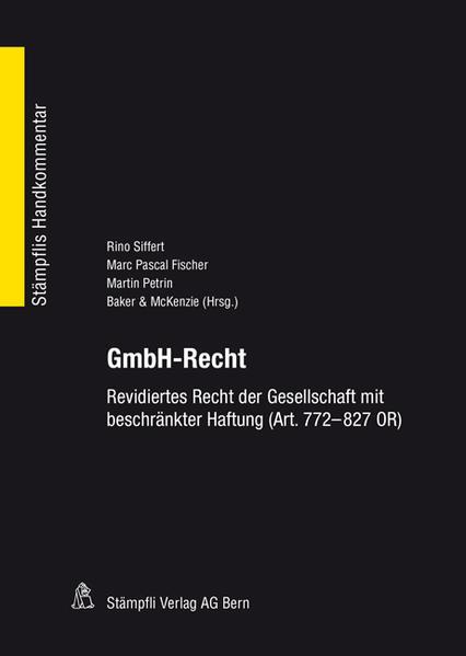 Produktbild GmbH-Recht (Deutsch, Baker & McKenzie, 2007)