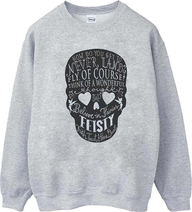 Actual product image Disney Girls Tinker Bell Skull Sweatshirt (128)