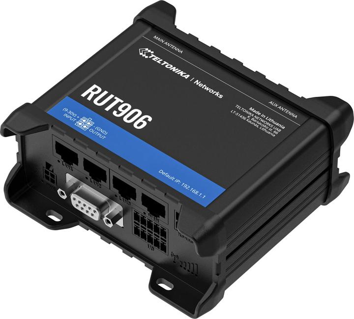 Actual product image Teltonika RUT906 4G/LTE RS232/RS485 Router