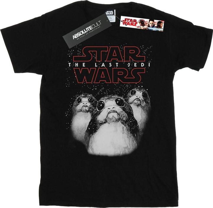 Immagine prodotto Star Wars The Last Jedi Porgs Maglietta Ampia Donna (M)