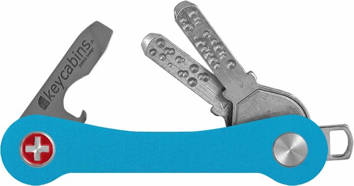 Keycabins Schlüsselorganisator KCAS1.3 Aluminium S1 blue light