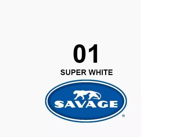 Image du produit Savage Papier de fond 2.18 x 11 m Super White (218 cm, 1100 cm)