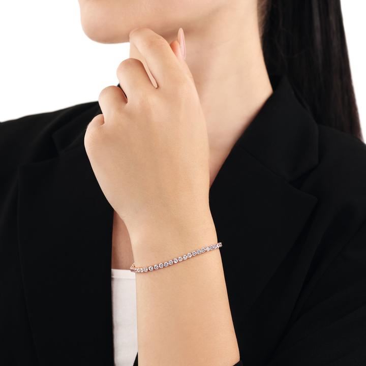 Actual product image zz_ArchivedByPCD_Amor Schmuck_zu_Amor Amor Armschmuck für Damen, 925 Sterling Silber, Zirkonia synth. (19 cm, Silver 925)