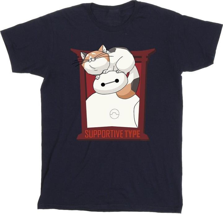Actual product image Disney Boys Big Hero 6 Baymax Frame Support T-Shirt (116)