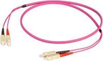 Produktbild EFB Elektronik Duplex Jumper SC-SC 50/125µ, OM4, LSZH, erika violett, Flat Twin 3x5mm, 30m (S/UTP, CAT7, 30 m)